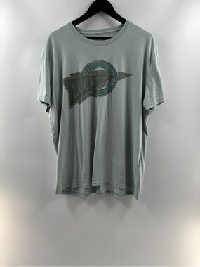 Lucky Brand Graphic T-Shirt Men's XL Sage Green Logo Tee